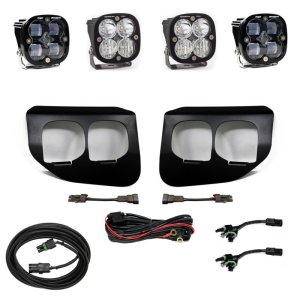 Ford Super Duty Fog Light Pocket Kit - Baja Designs - Dual FPK SAE/Pro - `20-`27